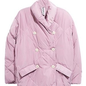 Free People Ella Puffer Jacket in Wisteria Dawn